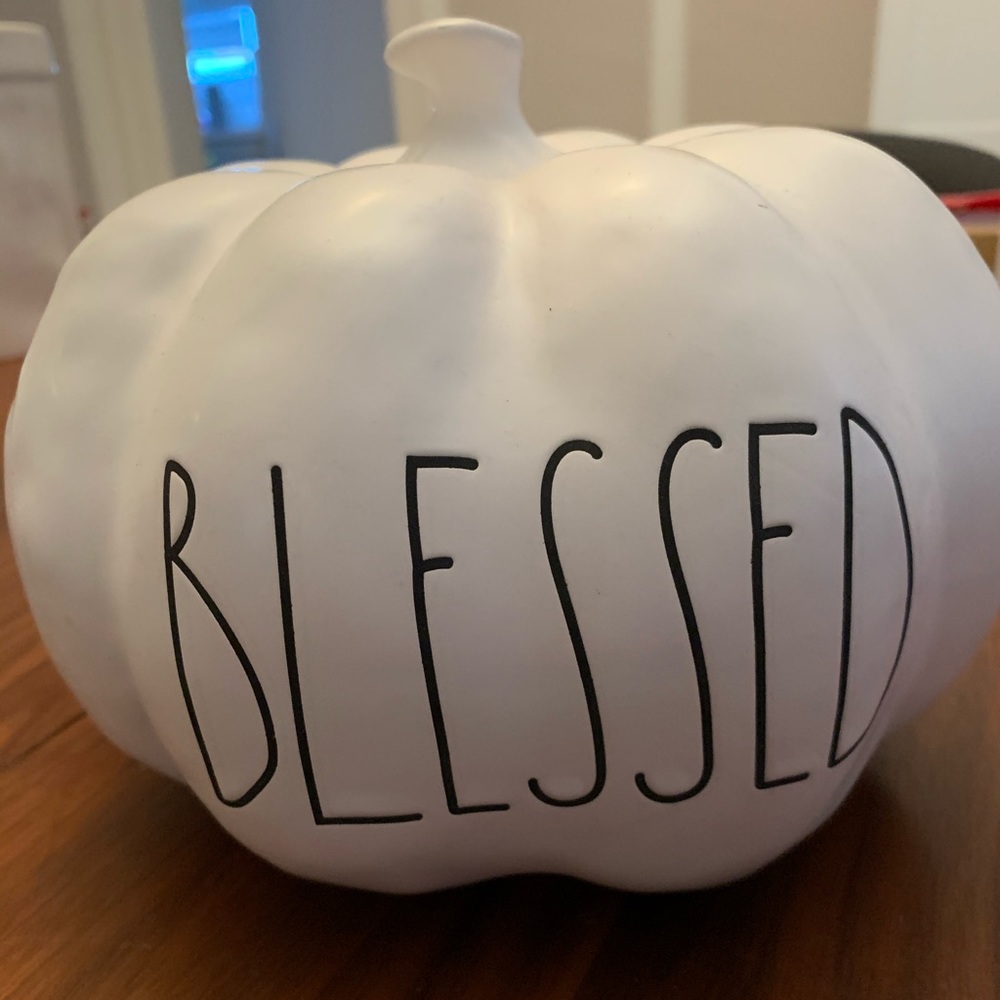 Rae dunn blessed pumpkin